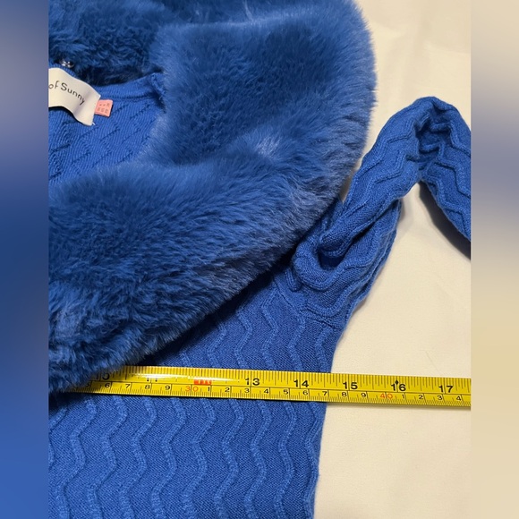 House of Sunny Peggy Cardigan Blue - Picture 9 of 14